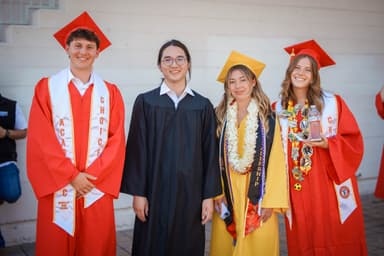 A photo of graduation